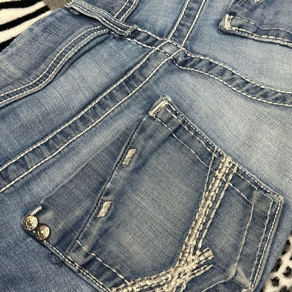 ππ BUCKLE BKE Payton Bootcut Jeans | Distressed Light Washβ Y2K 28L - Picture 4 of 6